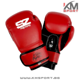 Детски боксови ръкавици от изкуствена кожа – 6 oz - червени